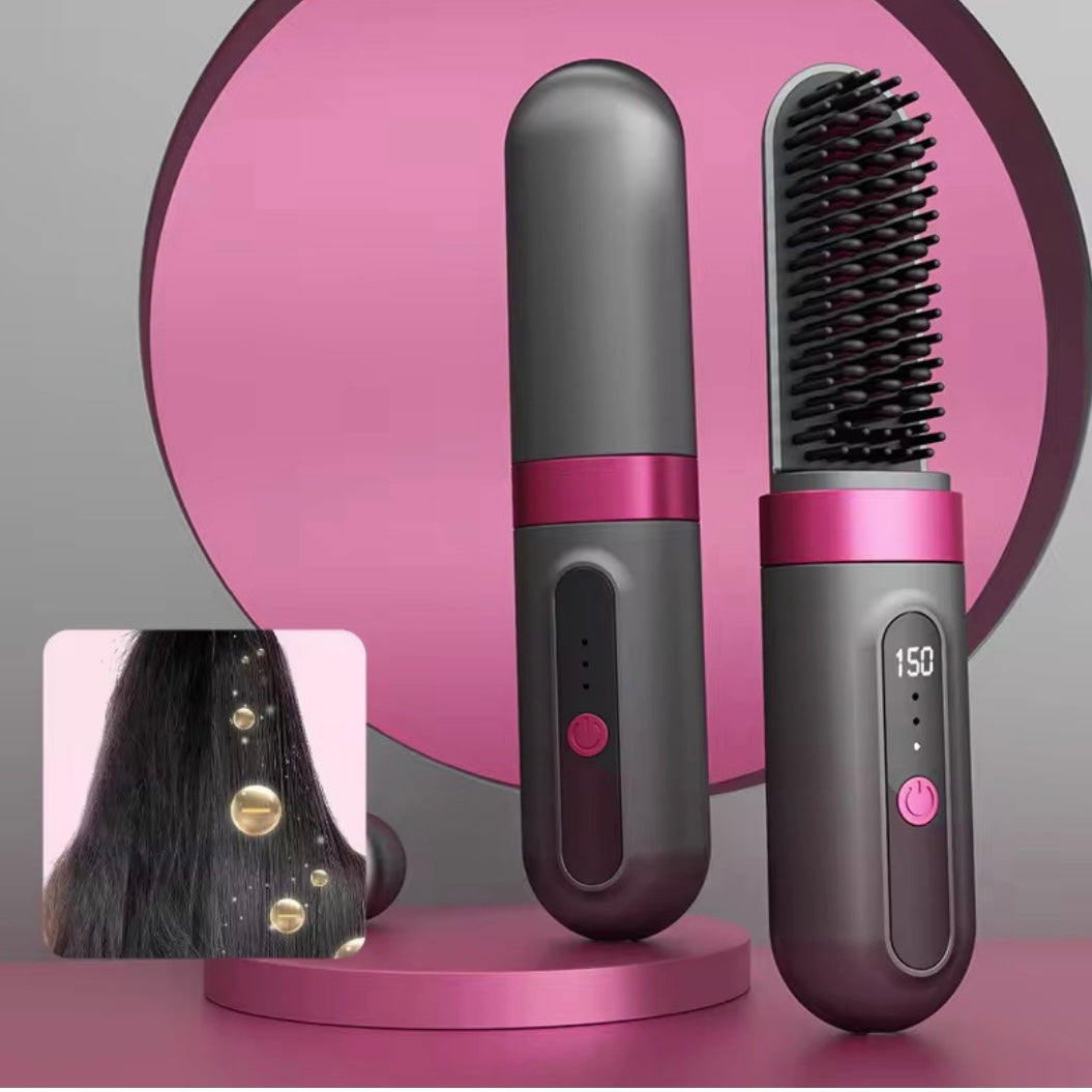 Lisseur cheveux sans fil portable